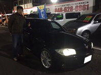 BMW　120i　Mスポ　納車完了