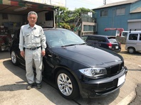 BMW１２０i 極上品のベージュレザー　納車しました。