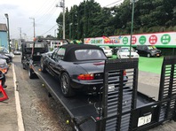 BMW Z3 納車前点検整備へいってらっしゃい